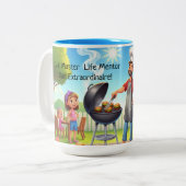 Grillin’ & Chillin’ Personalized Père’s Day Mug (Devant gauche)