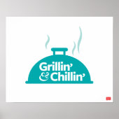 Grillin' & Chillin' Poster (Voorkant)