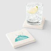 Grillin' & Chillin' Stenen Onderzetter (Zijkant)