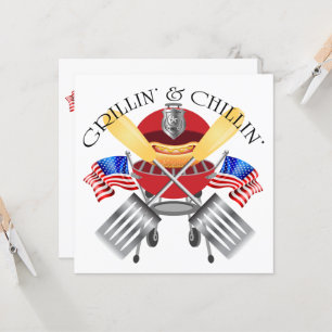 Grillin' en Chillin' Politie Uitnodiging