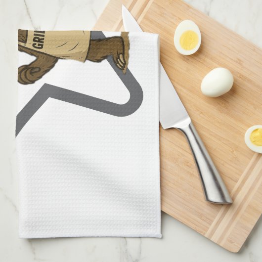 Grillin' Sloth Star Theedoek (Quarter Fold)