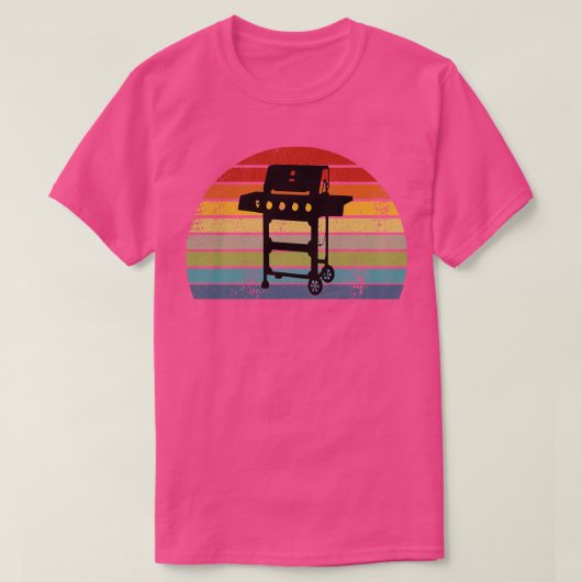 Grilling BBQ Retro T-shirt (Design voorkant)