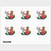 Grilling Ronde Sticker (Vel)