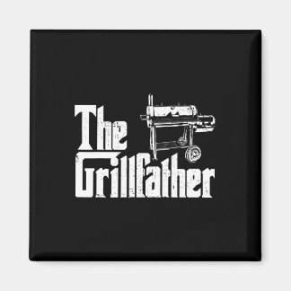 Grilling Smoker And Grill Chef Grillfather Grilled Magneet