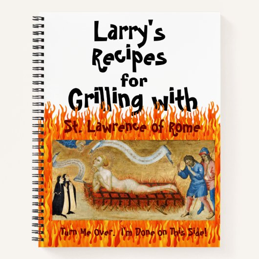 Grilling with St. Lawrence of Rome (M 022) Recipe Notitieboek (Voorkant)
