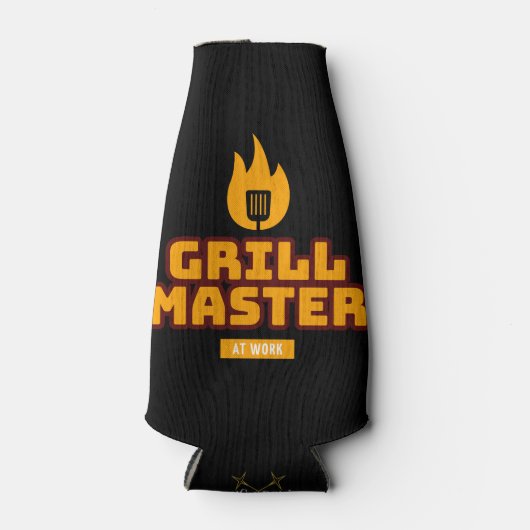 grillmaster aan het werk flesjeskoeler (Voorkant)