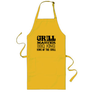 GrillMaster BBQ koning van de grill aprons voor ma Lang Schort