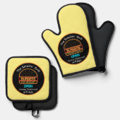 Grillmaster Grilling BBQ Ovenwant & Pannenlap Set (Voorkant / Achterkant)