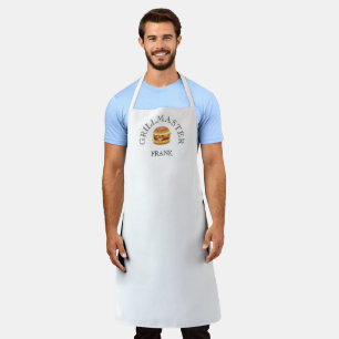 GRILLMASTER HAMBURGER PERSOONSEERD APRON SCHORT