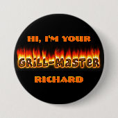 Grillmaster ID Ronde Button 7,6 Cm (Voorkant)