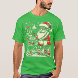 GrillMaster Santa Christmas BBQ Bash T-shirt