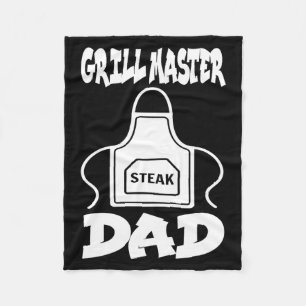 Grillmaster vader BBQ-grill barbecue-rokermachine Fleece Deken