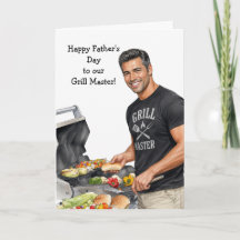 Grillmaster Vaderdag kaart | BBQ vader kaart