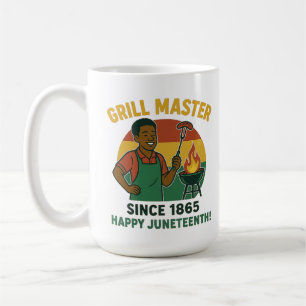 Grillmeester sinds 1865 Juneteenth Day Koffiemok