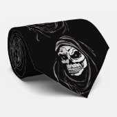 Grim Death reaper Halloween Death Horror day Stropdas (Opgerold)
