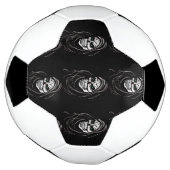 Grim Death Reaper Halloween schedel ontwerp Voetbal (Gedraaid)