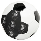 Grim Death Reaper Halloween schedel ontwerp Voetbal (Drie kwart)