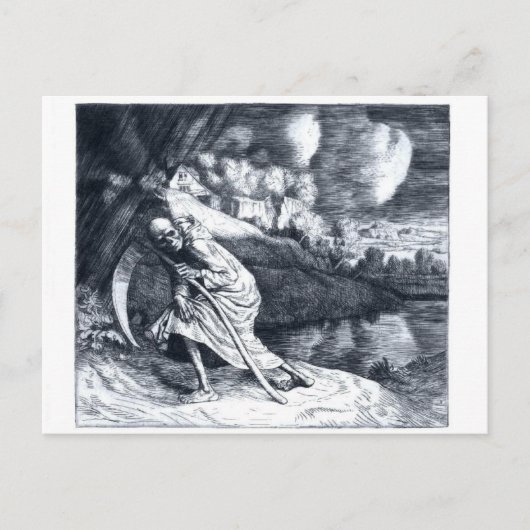 Grim Reaper 1 briefkaart (Voorkant)