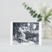 Grim Reaper 1 carte postale vintage (Debout devant)