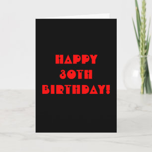 Grim Reaper 30e carte d'anniversaire