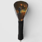 Grim Reaper and pumpkins Golfheadcover (Voorkant)
