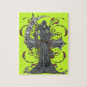 Grim Reaper Awaits Jigzaag Puzzle Legpuzzel