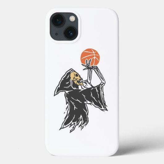 Grim Reaper basketbal Case-Mate iPhone Case (Achterkant)