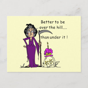 Grim Reaper Birthday Humor Briefkaart