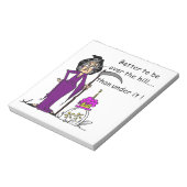 Grim Reaper Birthday Humor Notitieblok (Gedraaid)