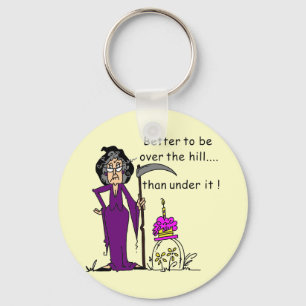 Grim Reaper Birthday Humor Sleutelhanger