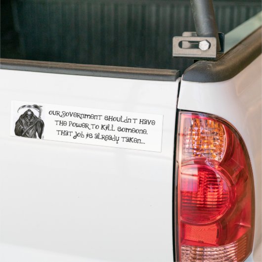 Grim Reaper Bumpersticker (Op Truck)
