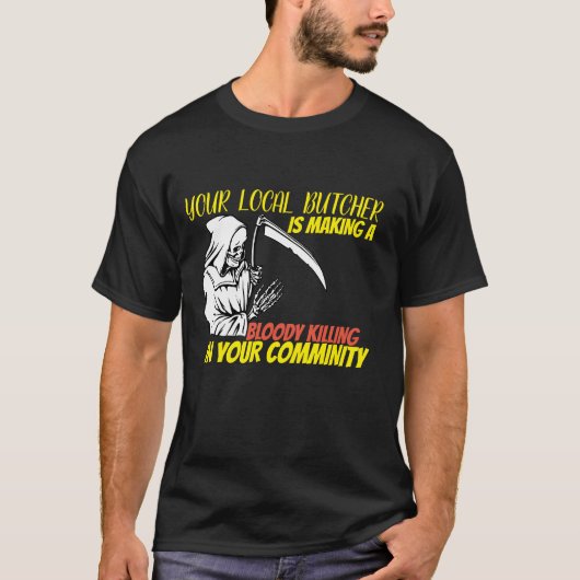 Grim Reaper Butcher T-shirt (Voorkant)