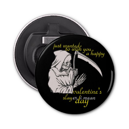 Grim Reaper Button Flesopener (Voorkant)