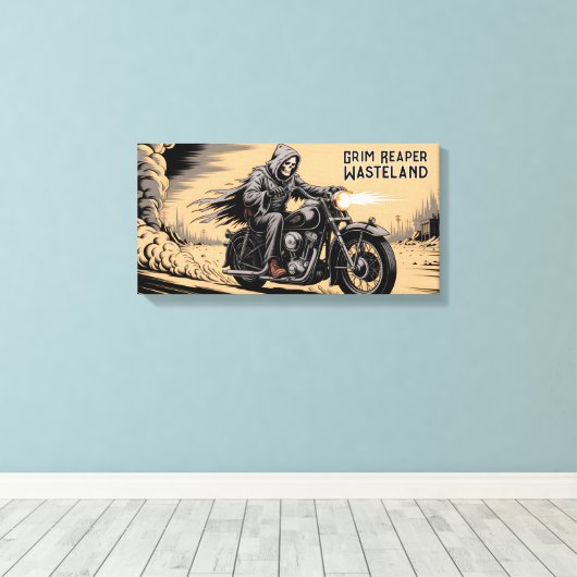 Grim Reaper Canvas Afdruk (Insitu (Houten vloer))