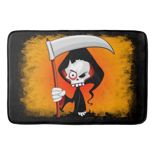 Grim Reaper Cartoon Badmat (Voorkant)