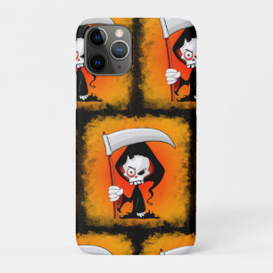 Grim Reaper Cartoon iPhone 11 Pro Hoesje