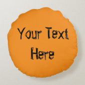 Grim Reaper Cartoon Rond Kussen (Achterkant)