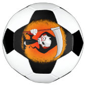 Grim Reaper Cartoon Voetbal (Gedraaid)