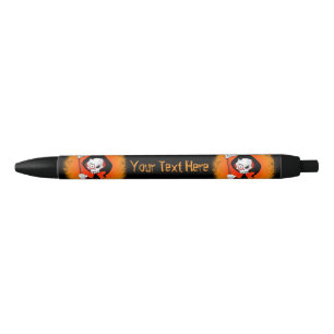 Grim Reaper Cartoon Zwarte Inkt Pen