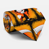 Grim Reaper Creepy Funny Cartoon Stropdas (Opgerold)