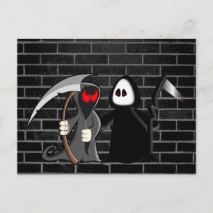 Grim Reaper Death Briefkaart