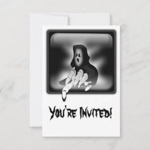 Grim Reaper Death Custom Invitation Card Kaart