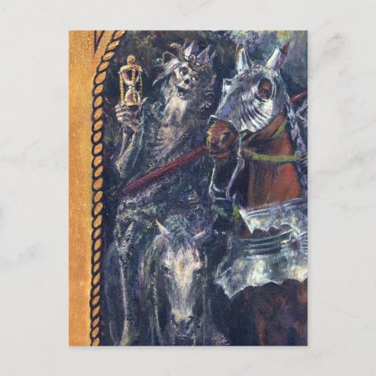 Grim Reaper Death Post Card Briefkaart (Voorkant)