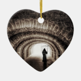 Grim Reaper Death Throw Keramisch Ornament