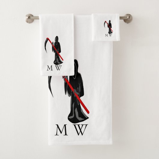 Grim Reaper Design Monogrammed (En situation)