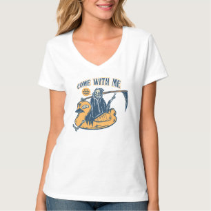 Grim Reaper Duck Pool T-shirt