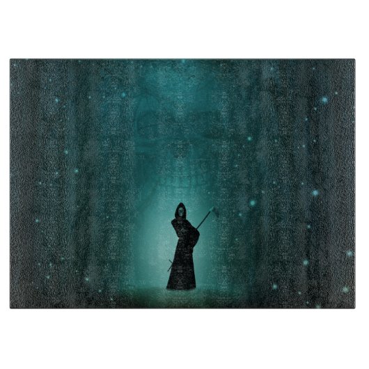 Grim Reaper en Skull Snijplank (Voorkant)