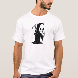 Grim Reaper geeft de vinger T-shirt