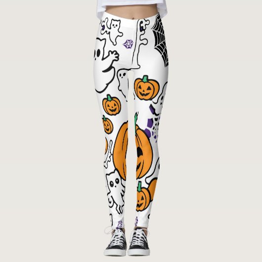 Grim Reaper Ghost's Halloween Party: vleermuizen e Leggings (Voorkant)