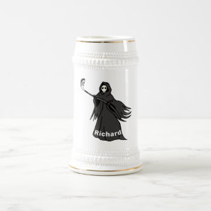 Grim Reaper Golfer Stein Cadeau voor golfbierlie Bierpul